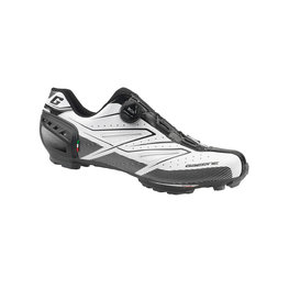 GAERNE Kerékpáros cipő - HURRICANE MTB  - fehér/fekete